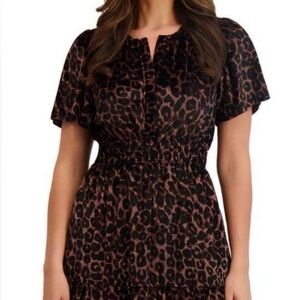 French Connection Animal Print Mini Dress